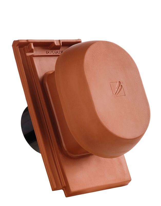 DOM SIGNUM keramični prezračevalnik DN 150/160 mm vklj. adapter za pod streho