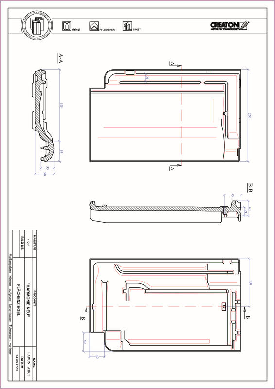 CAD datoteka izdelka HARMONIE strešnik FLA