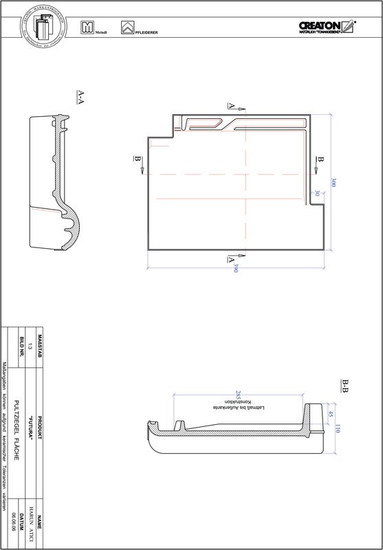 CAD datoteka izdelka FUTURA strešnik za enokapno streho, PULTFLA