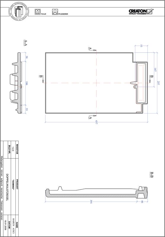 CAD datoteka izdelka DOMINO dvovalovnik DWZ