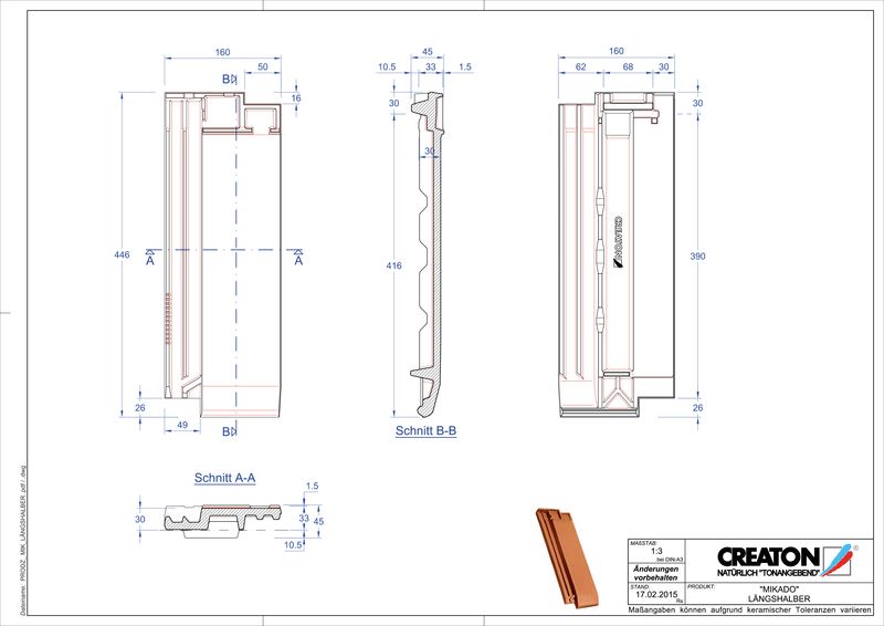 CAD datoteka izdelka MIKADO polovička LH