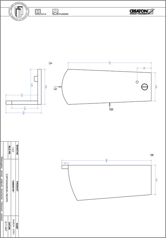 CAD datoteka izdelka AMBIENTE segmentna oblika SEG-OGR-3-4