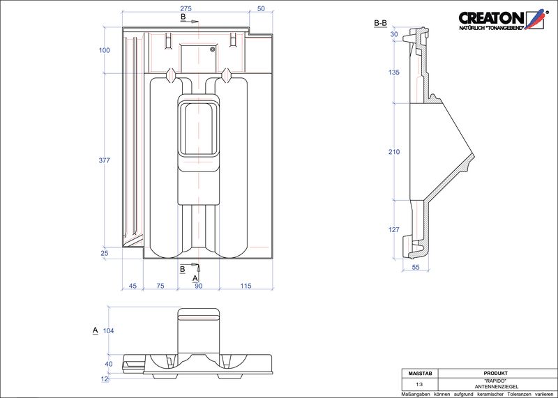 CAD datoteka izdelka RAPIDO Aerial ANTENNE