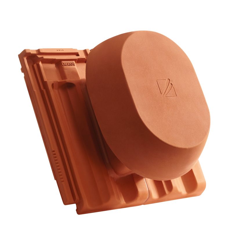 RUS SIGNUM keramični prezračevalnik DN 200 mm, vklj. adapter za povezavo pod streho
