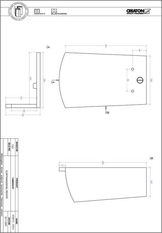 CAD datoteka izdelka AMBIENTE segmentna oblika SEG-OGR-1-1-4