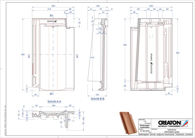 CAD datoteka izdelka CANTUS krajnik desni OGR