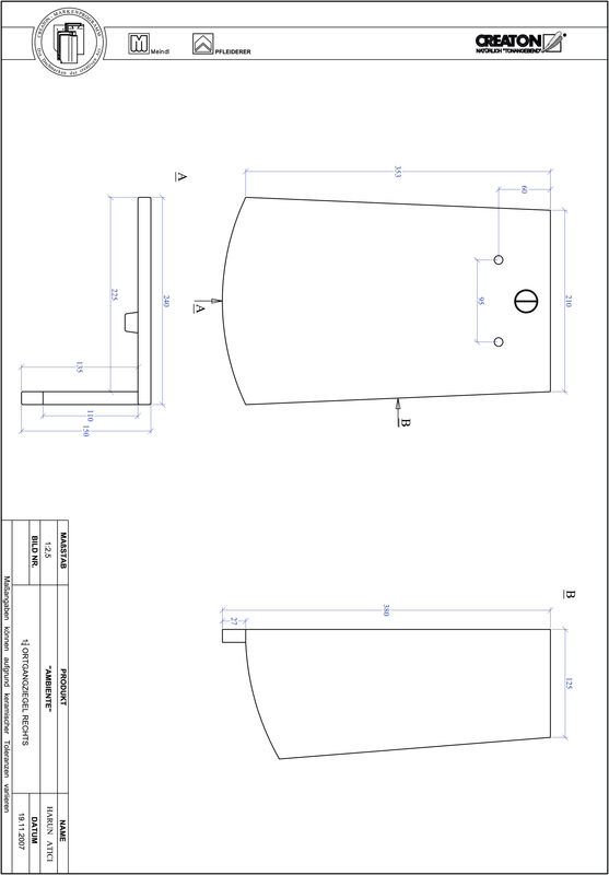 CAD datoteka izdelka AMBIENTE segmentna oblika SEG-OGR-1-1-4