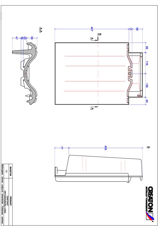 CAD datoteka izdelka SINFONIE krajnik levi OGL