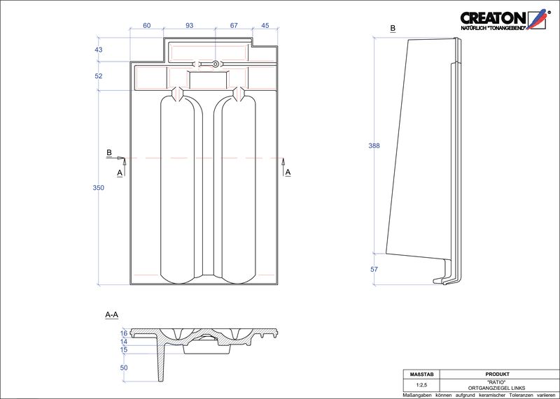 CAD datoteka izdelka RATIO krajnik levi OGL
