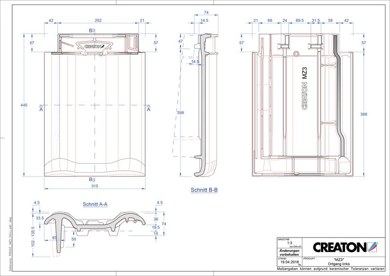 CAD datoteka izdelka MZ3 NEU krajnik levi OGL