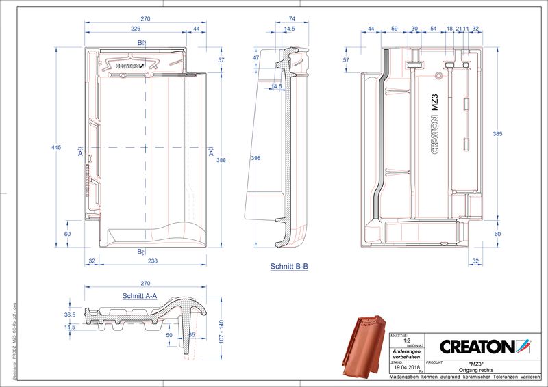 CAD datoteka izdelka MZ3 NEU krajnik desni OGR