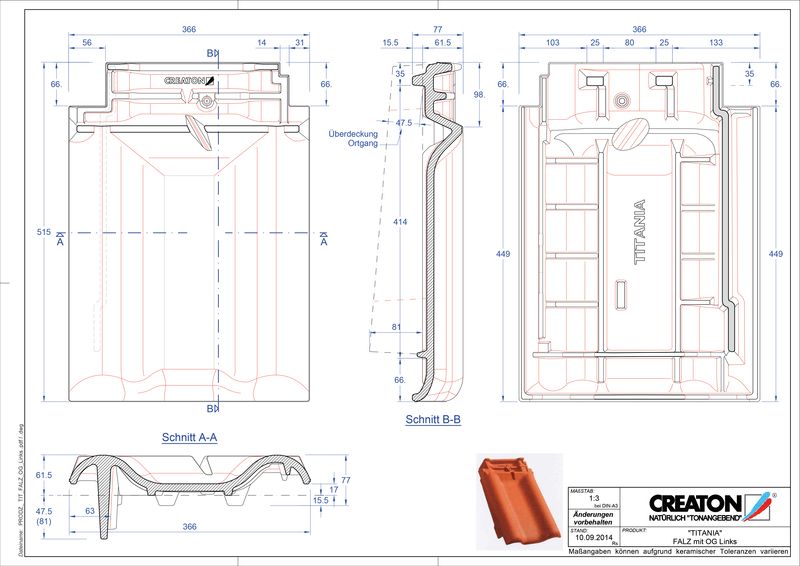 CAD datoteka izdelka TITANIA slemenski priključni zračnik levi FALOGL
