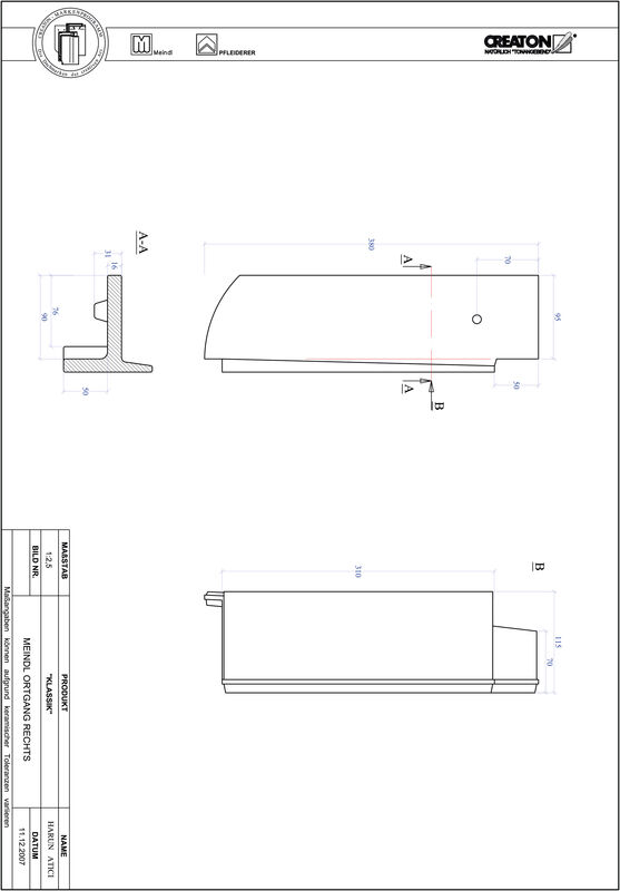 CAD datoteka izdelka KAPSTADT okrogla oblika RUND-OGR