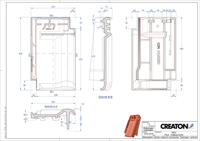 CAD datoteka izdelka MZ3 NEU slemenski priključni zračnik desni FALOGR