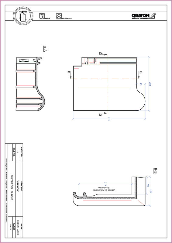 CAD datoteka izdelka PREMION strešnik za enokapno streho PULT