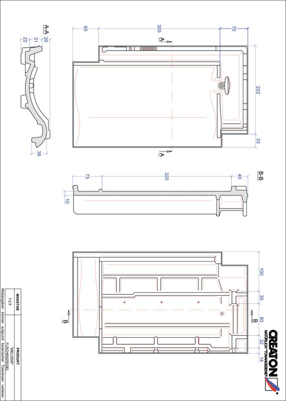CAD datoteka izdelka MELODIE strešnik FLA
