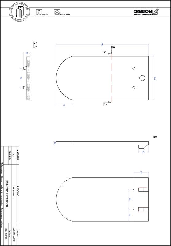 CAD datoteka izdelka KAPSTADT okrogla oblika RUND-1-1