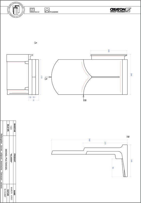 CAD datoteka izdelka KAPSTADT okrogla oblika RUND-PULT