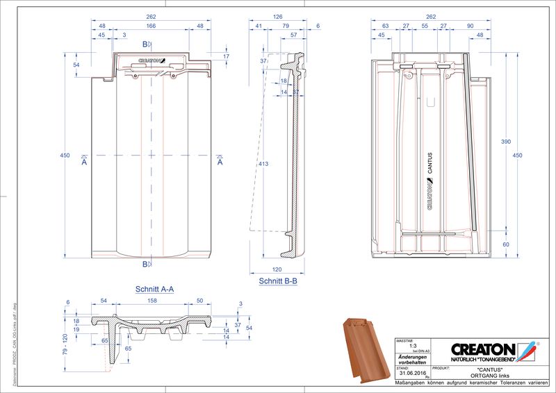 CAD datoteka izdelka CANTUS krajnik levi OGL