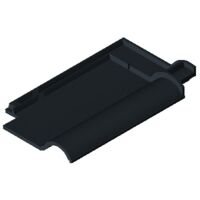 Product BIM model LOD 400 FUTURA black matt engobed Field tile