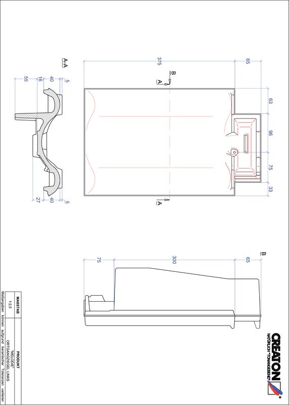 CAD datoteka izdelka MELODIE krajnik levi OGL