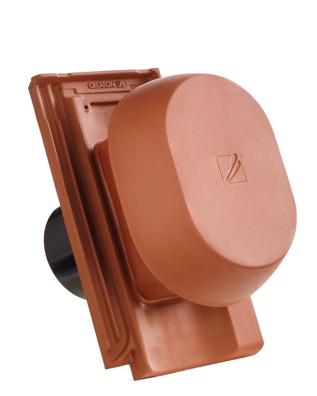 OPT SIGNUM keramični prezračevalnik DN 150/160 mm vklj. adapter za pod streho