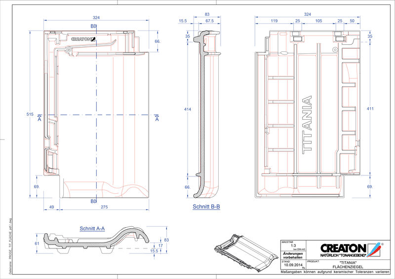 CAD datoteka izdelka TITANIA strešnik FLA