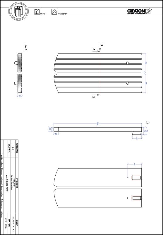 CAD datoteka izdelka PROFIL segmentna oblika BKBI-LH