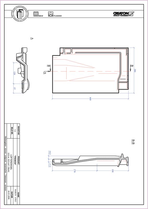 CAD datoteka izdelka PREMION slemenski zračnik LUEFTZ