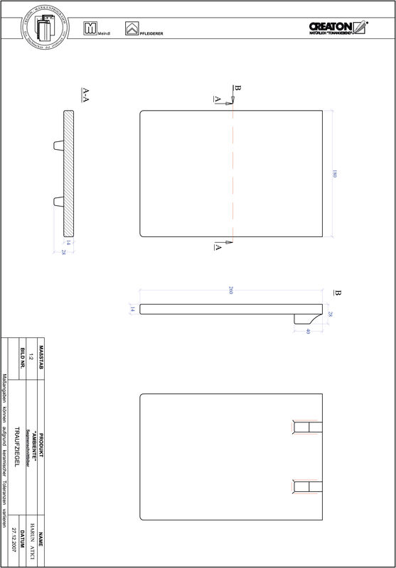 CAD datoteka izdelka AMBIENTE segmentna oblika SEG-TRAUFZIEGEL