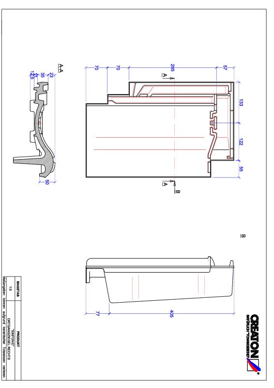 CAD datoteka izdelka SINFONIE krajnik desni OGR
