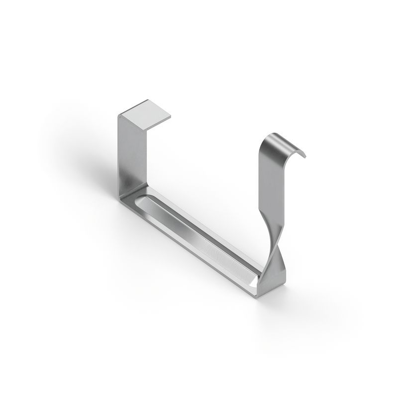 Sponka, kljuka za zaščito od neurja, cink aluminij za letve 40/60 (stranski ponvasti strešnik)