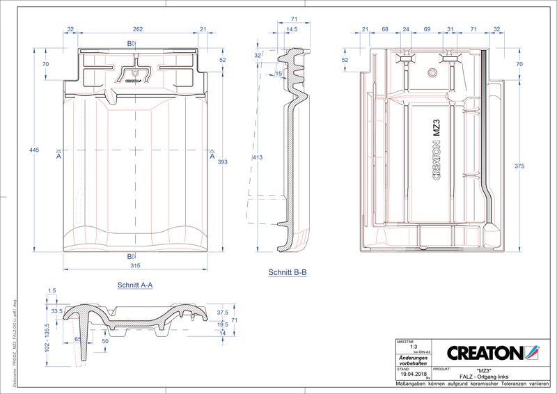 CAD datoteka izdelka MZ3 NEU slemenski priključni zračnik levi FALOGL
